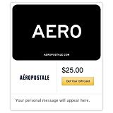 Aeropostale Black Gift Cards - E-mail Delivery