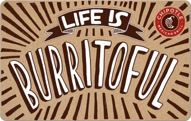 Chipotle gift card